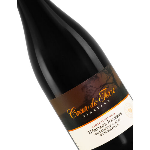 Coeur de Terre Vineyard Heritage Reserve 2022 Pinot Noir, Willamette Valley Coeur de Terre Vineyard Heritage Reserve 2022 Pinot Noir, Willamette Valley