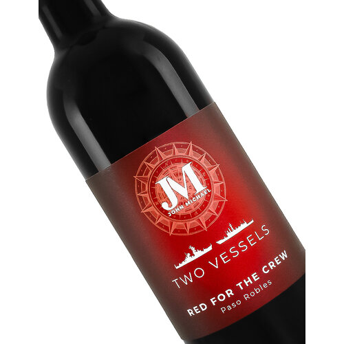 John Michael "Two Vessels" 2020 Red Blend "Red For The Crew", Paso Robles John Michael "Two Vessels" 2020 Red Blend "Red For The Crew", Paso Robles