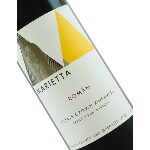 Marietta "Roman" 2022 Estate Grown Zinfandel, Petite Sirah, Barbera, North Coast Marietta "Roman" 2022 Estate Grown Zinfandel, Petite Sirah, Barbera, North Coast