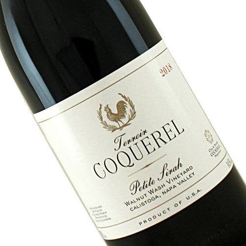 Coquerel 2018 Petite Sirah, Walnut Wash Vineyard, Calistoga, Napa Valley Coquerel 2018 Petite Sirah, Walnut Wash Vineyard, Calistoga, Napa Valley