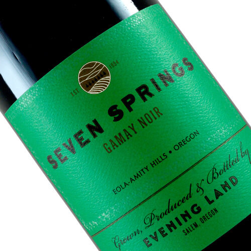 Evening Land Vineyards 2021 Seven Springs Gamay Noir, Eola-Amity Hills, Oregon Evening Land Vineyards 2021 Seven Springs Gamay Noir, Eola-Amity Hills, Oregon