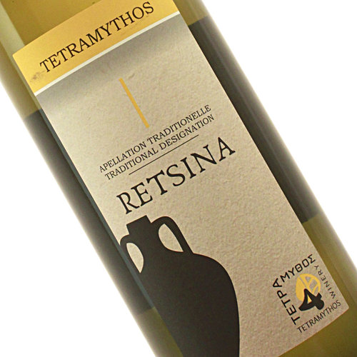Tetramythos NV Retsina, Greece Tetramythos NV Retsina, Greece