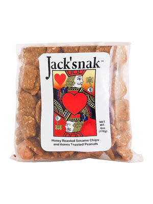 Jack'snak Honey Roasted Sesame Chips and Honey Toasted Peanuts 6oz Bag, Kansas