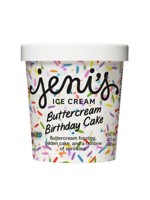 Jeni's "Buttercream Birthday Cake" Ice Cream Pint, Ohio