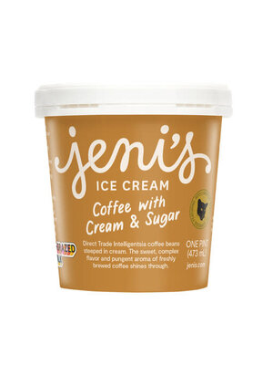 Jeni's "Coffee With Cream & Sugar" Ice Cream Pint, Ohio