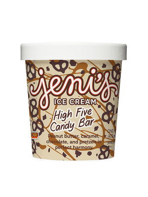 Jeni's "High Five Candy Bar" Ice Cream Pint, Ohio