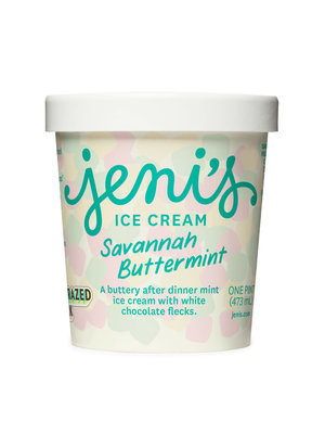 Jeni's "Savannah Buttermint" Ice Cream Pint, Ohio