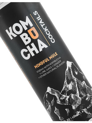 Kombucha Cocktails "Mindful Mule" Vodka With Kombucha 12oz Can, Hudsonville, Michigan