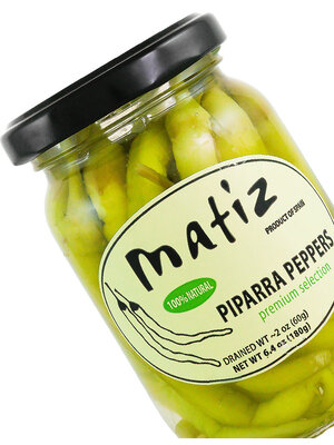 Matiz Piparra Peppers 6.4oz Jar, Spain