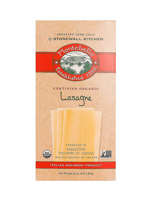Montebello Certified Organic Lasagne 16oz Box, Italy