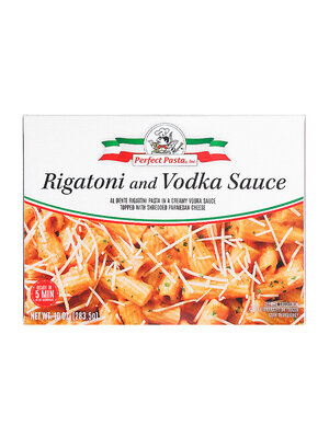 Perfect Pasta "Rigatoni and Vodka Sauce" Rigatoni Pasta In A Creamy Vodka Sauce 10oz