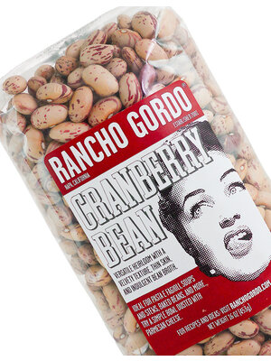 Rancho Gordo "Classic" Cranberry Beans 16oz Bag, Napa, California