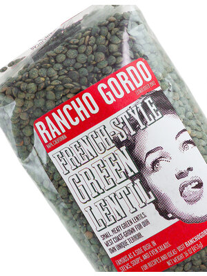Rancho Gordo French Style Green Lentils 16oz Bag, Napa, California