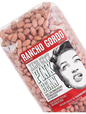 Rancho Gordo King City Pink Bean 16oz Bag, Napa, California