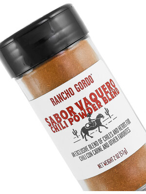 Rancho Gordo "Sabor Vaquero" Chili Powder Blend 2oz Jar, Napa, California