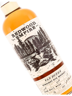 Redwood Empire "Van Duzen" Straight Rye Whiskey 700ml, Sonoma County, California