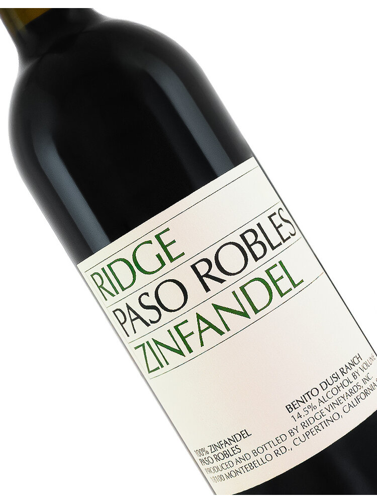 Ridge 2021 Zinfandel Dusi Ranch, Paso Robles