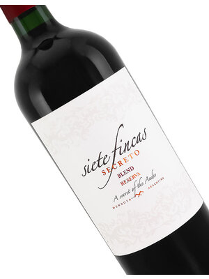 Siete Fincas 2021 "Secreto" Red Blend Reserva, Mendoza, Argentina