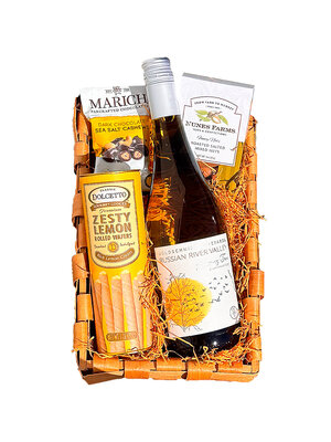 "Singing Tree Russian River Chardonnay" Single Bottle Gift Basket