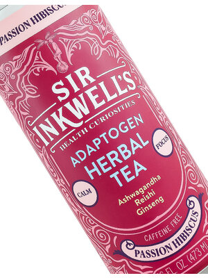 Sir Inkwell's "Passion Hibiscus" Adaptogen Herbal Tea 16oz Can, Manhattan Beach, California
