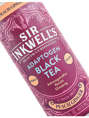 Sir Inkwell's "Peach Ginger" Adaptogen Black Tea 16oz Can, Manhattan Beach, California