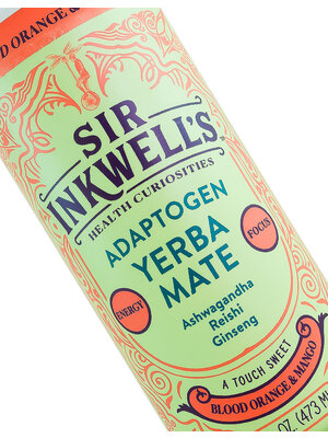 Sir Inkwell's Yerba Mate "Blood Orange & Mango" Adaptogen 16oz Can, Manhattan Beach, California