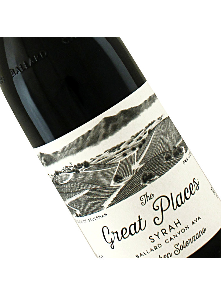 Solorzano and Stolpman 2018 "The Great Places" Syrah, Ballard Canyon