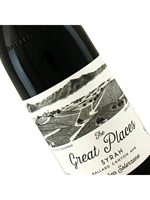 Solorzano and Stolpman 2018 "The Great Places" Syrah, Ballard Canyon