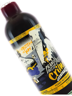 Superstition Meadery "Peanut Butter Jelly Crime Scene" 750ml. bottle
