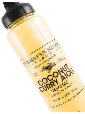 Terrapin Ridge Farms Coconut Curry Aioli Garnishing Sauce 8.25oz Squeeze Bottle
