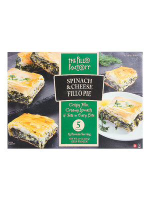 The Fillo Factory "Spinach & Cheese" Fillo Pie 5 Pieces, Northvale, New Jersey