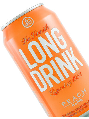 The Finnish Long Drink "Peach" Gin Sparkling 12oz Can, Kannapolis, North Carolina