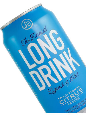 The Finnish Long Drink "Traditional Citrus" Gin Cocktail 12oz Can, Kannapolis, North Carolina