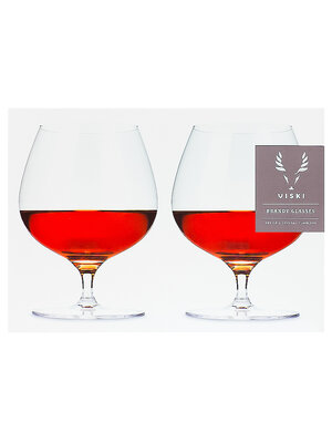 Viski "Wingback" Brandy Glasses Set of 2