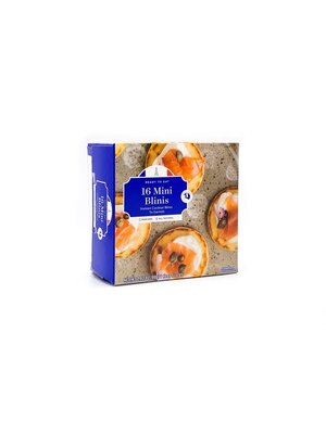 White Toque Mini Blinis 16 Count