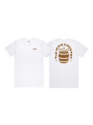 Heavy Weight Provision Barrel White Pocket Short Sleeve Shirt S-M-L-XL-2XL
